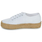 Superga 2730 COTON Wei&szlig;e Low-Sneaker f&uuml;r Damen - Gr&ouml;&szlig;e 4