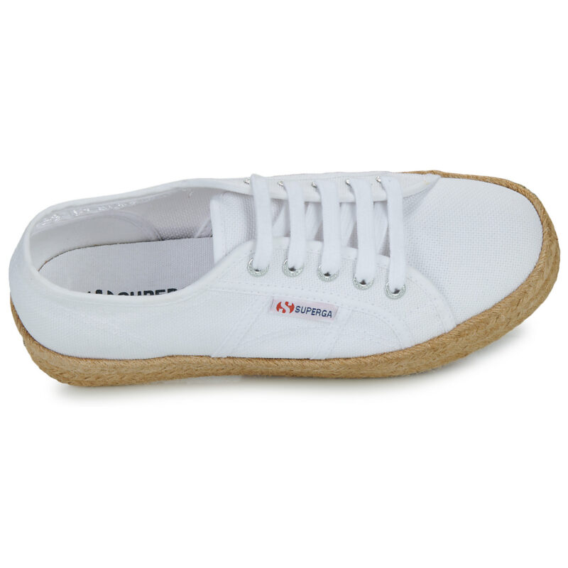 Superga 2730 COTON Wei&szlig;e Low-Sneaker f&uuml;r Damen - Gr&ouml;&szlig;e 6
