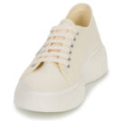 Superga 2287 COTON Beige Damen-Sneaker, niedrig geschnitten - Gr&ouml;&szlig;e 3