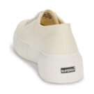 Superga 2287 COTON Beige Damen-Sneaker, niedrig geschnitten - Gr&ouml;&szlig;e 5