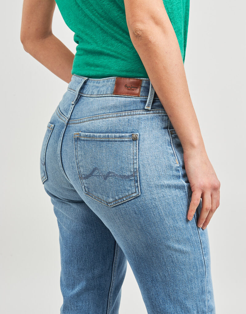 Jeans  Pepe jeans  STRAIGHT JEANS HW  Blu -  Jeans Donna - 5