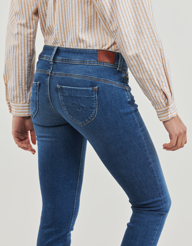 Jeans Slim Pepe jeans SLIM JEANS LW Blau Jeans Slim Damen - 5