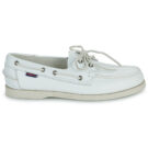 Sebago PORTLAND Wei&szlig;e Herren-Bootsschuhe - Gr&ouml;&szlig;e 2