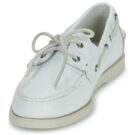 Sebago PORTLAND Wei&szlig;e Herren-Bootsschuhe - Gr&ouml;&szlig;e 3
