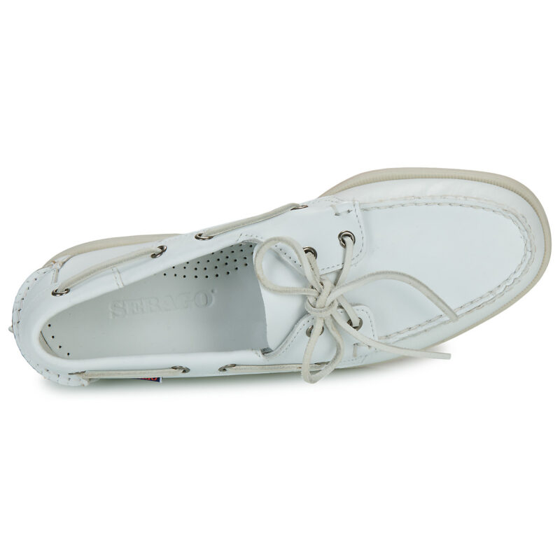 Sebago PORTLAND Wei&szlig;e Herren-Bootsschuhe - Gr&ouml;&szlig;e 6