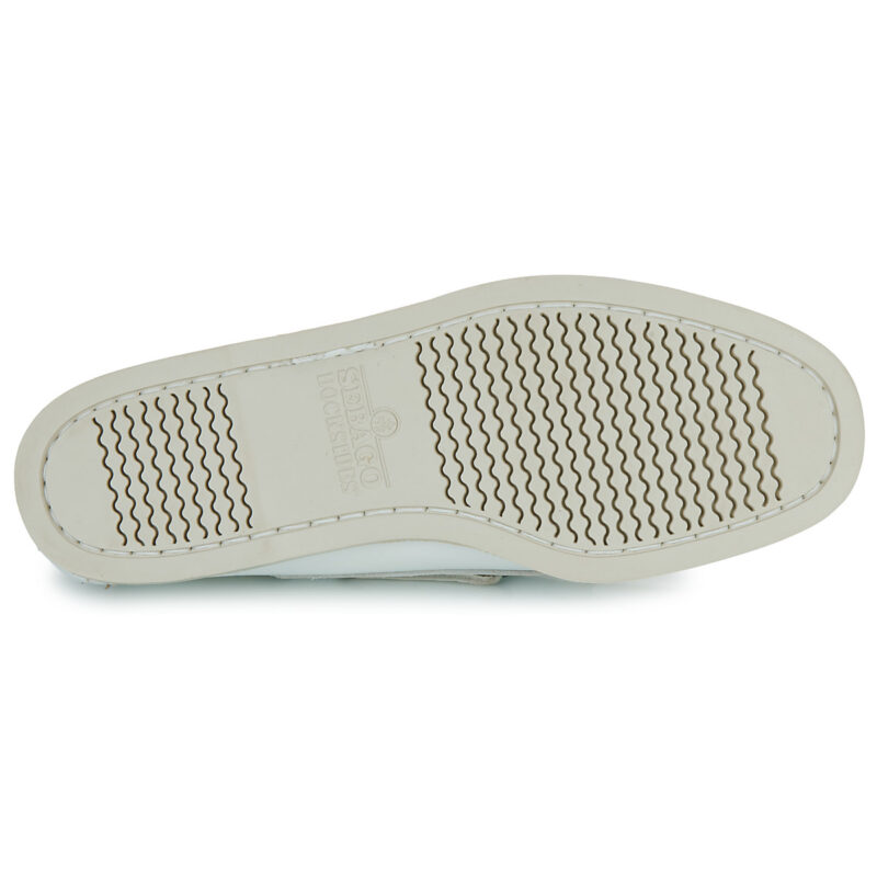 Sebago PORTLAND Wei&szlig;e Herren-Bootsschuhe - Gr&ouml;&szlig;e 7