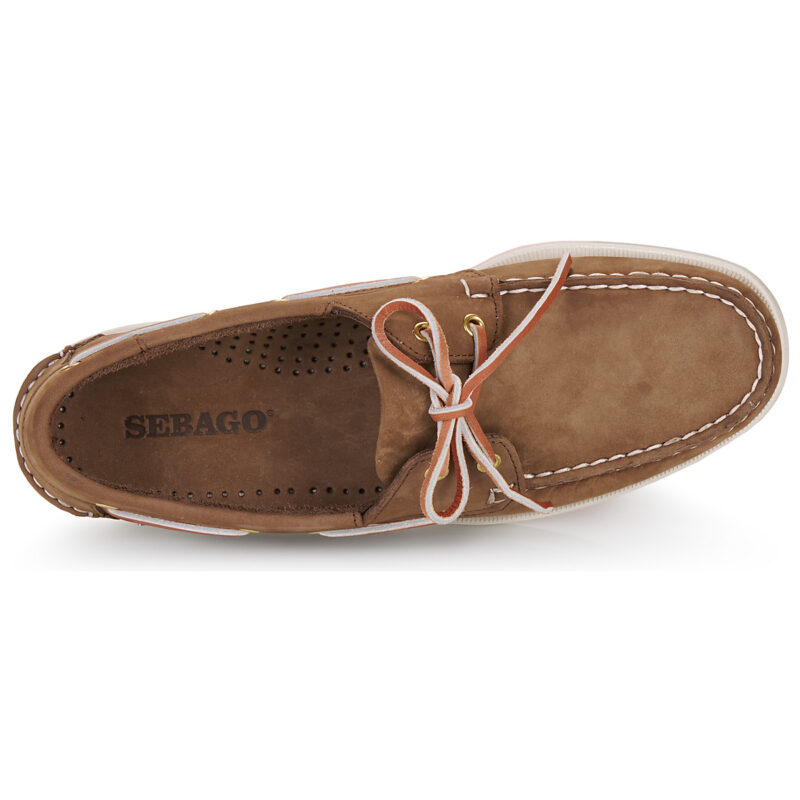 Sebago PORTLAND NUBUCK Marrone Scarpe da barca Uomo - 6