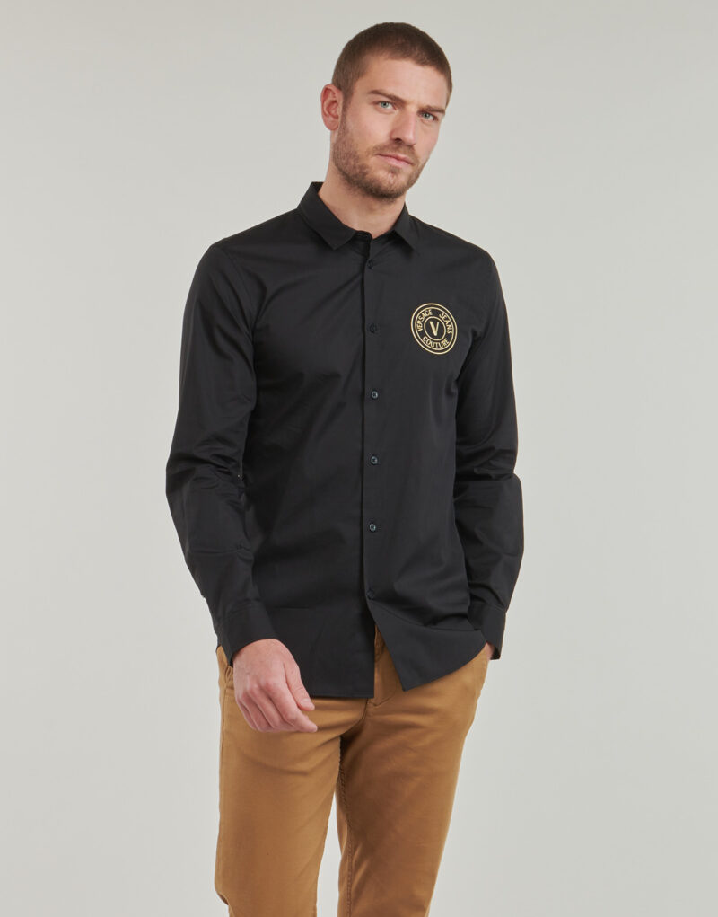 Camicia a maniche lunghe Versace Jeans Couture 76GALYS2 Nero Camicie a maniche lunghe Uomo - 2