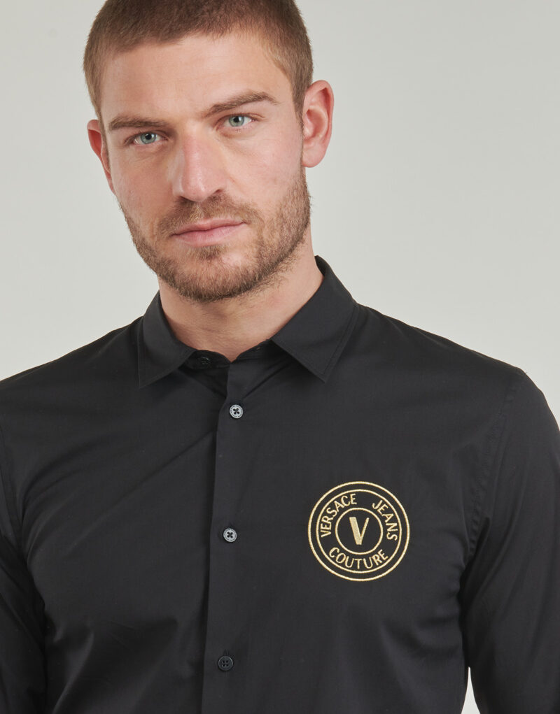 Camicia a maniche lunghe Versace Jeans Couture 76GALYS2 Nero Camicie a maniche lunghe Uomo - 5