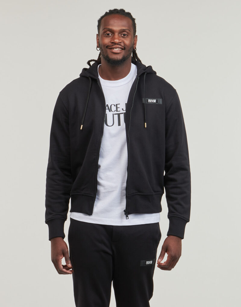 Felpe con cappuccio Versace Jeans Couture 76GAIE05 Nero Felpe con cappuccio Uomo - 2