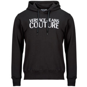 Felpe con cappuccio  Versace Jeans Couture  76GAIT01  Nero -  Felpe con cappuccio Abbigliamento Uomo