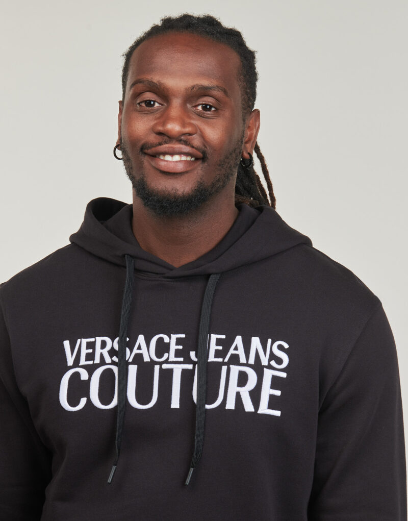 Felpe con cappuccio Versace Jeans Couture 76GAIT01 Nero Felpe con cappuccio Uomo - 5