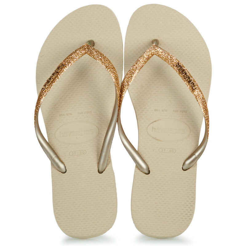 Havaianas  SLIM GLITTER II  Beige -  Infradito Donna - 6