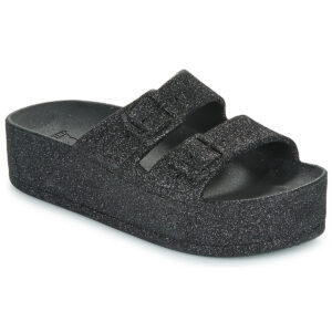 Cacatoès  CAIPIRINHA GLITTER  Nero -  Ciabatta Donna