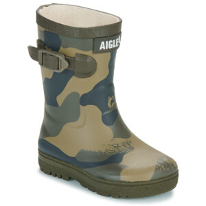 Stivali Aigle WOODY-POP PT 2 Kaki - Stivali da pioggia Bambino