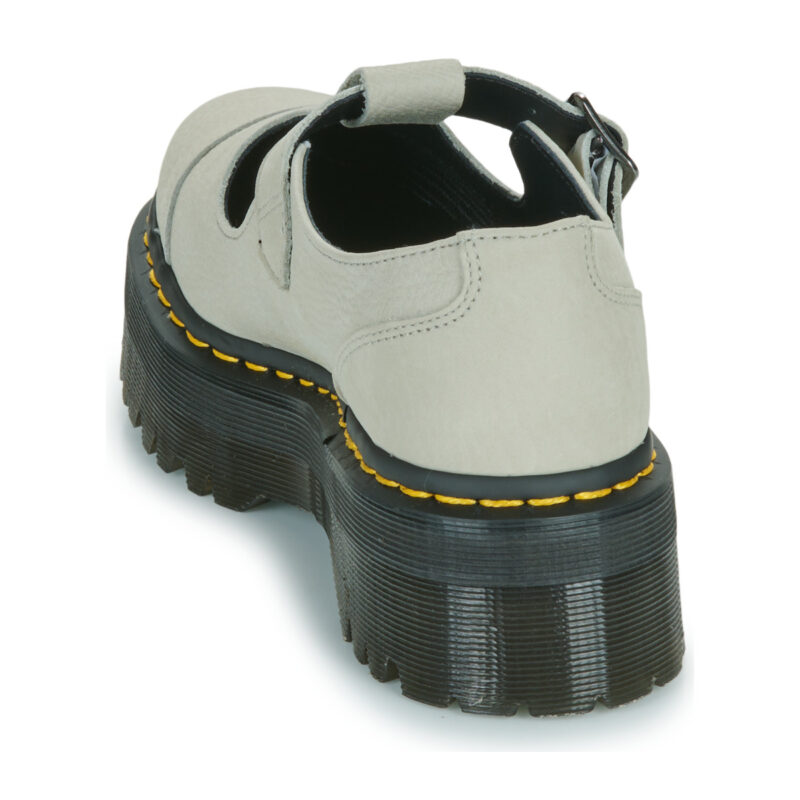Dr. Martens Bethan Smoked Mint Tumbled Nubuck Beige Derby Donna - 5