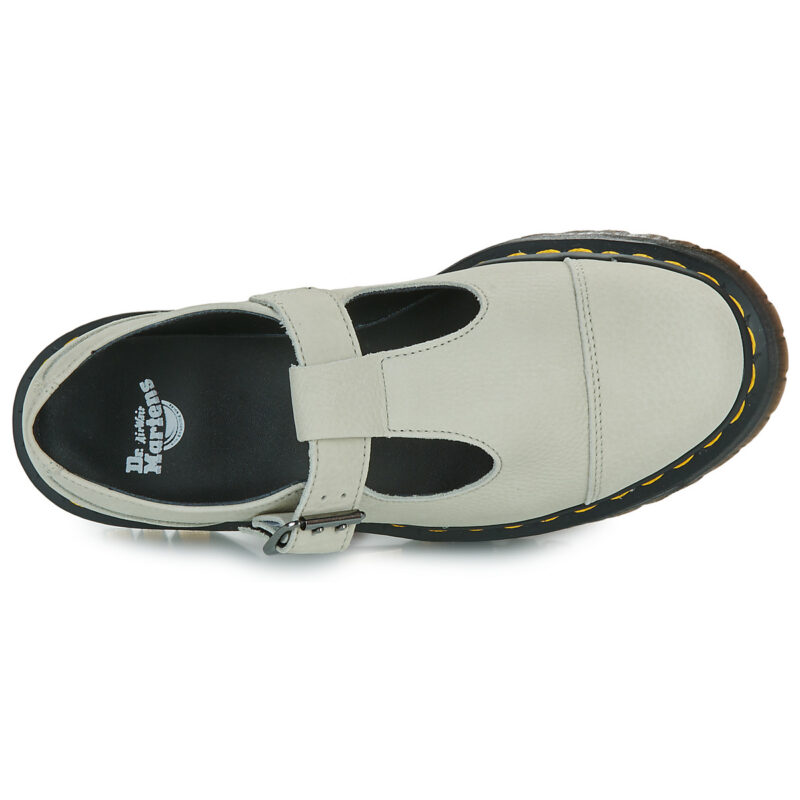 Dr. Martens Bethan Smoked Mint Tumbled Nubuck Beige Derby Donna - 6
