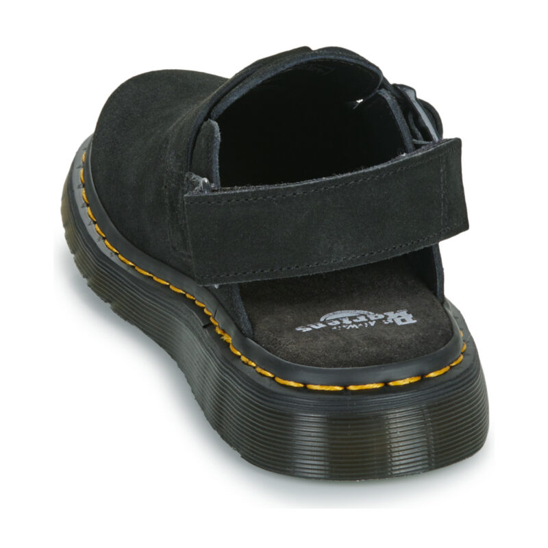 Dr. Martens  JORGE II Black E.H SUEDE  Nero -  Zoccoli Donna - 5
