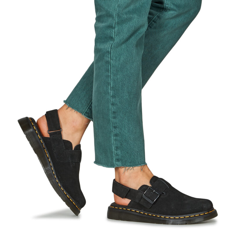 Dr. Martens  JORGE II Black E.H SUEDE  Nero -  Zoccoli Uomo - 8