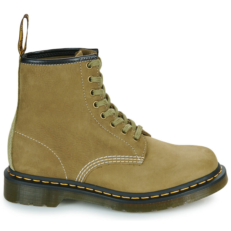 Dr. Martens  1460 MUTED OLIVE NUBUCK  Kaki -  Stivaletti Donna - 2