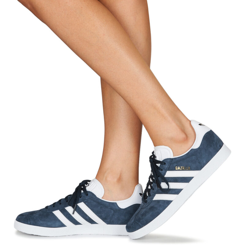 adidas GAZELLE Blaue Low-Top-Sneaker f&uuml;r Damen &ndash; Gr&ouml;&szlig;e 8