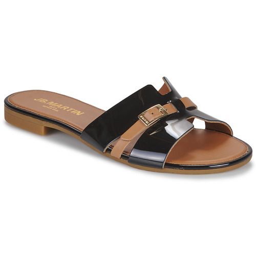 Ciabatta donna JB Martin AILEEN in color nero, realizzata in pelle di alta qualità, con design elegante e comodo, ideale per ogni occasione. Perfetta per il relax quotidiano e per un look chic. Disponibile in diverse misure. Acquista ora la tua ciabatta AILEEN per un comfort senza pari!