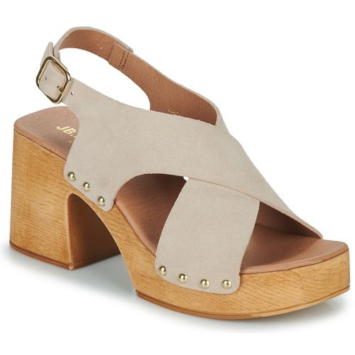 Zoccoli Donna JB Martin AIMEE Beige: eleganti e comodi, ideali per ogni occasione. Realizzati in morbido materiale, questi zoccoli offrono un'ottima vestibilità e un design raffinato. Perfetti per completare il tuo look con stile. Acquista ora per un comfort senza pari!