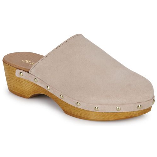 Zoccoli Donna JB Martin ALICE Beige, eleganti e confortevoli, ideali per ogni occasione. Design raffinato con dettagli alla moda, perfetti per il tuo outfit primaverile. Scegli il comfort senza rinunciare allo stile con questi zoccoli versatili e trendy.