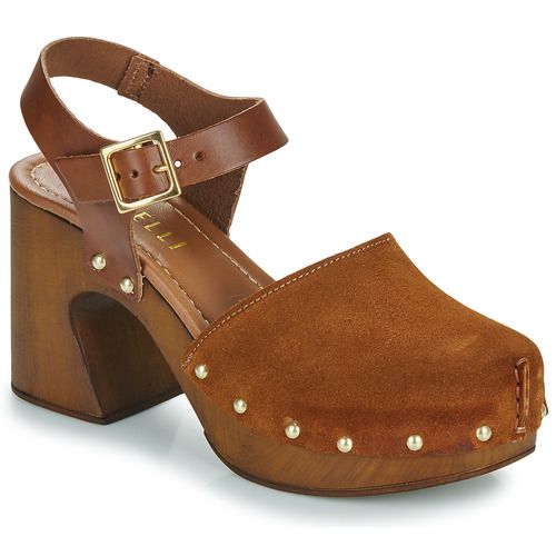 Zoccoli donna Fericelli ANEMONE marrone, eleganti e confortevoli, con design moderno e suola antiscivolo, ideali per ogni occasione. Perfetti per la stagione estiva, questi zoccoli rappresentano un must-have per il tuo guardaroba.