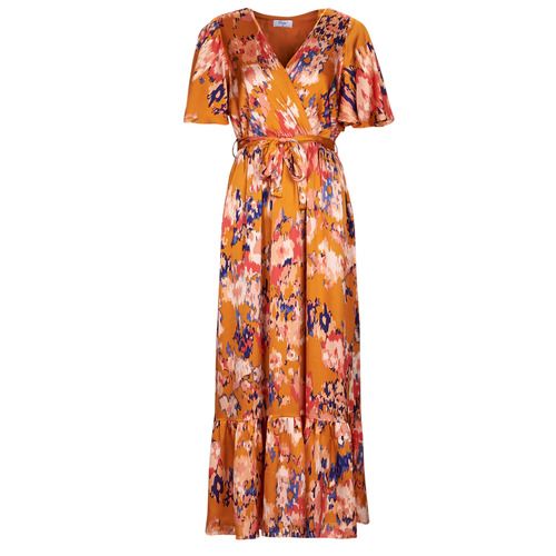 Abito lungo donna Betty London ANYA in arancio, elegante e versatile, perfetto per ogni occasione. Realizzato con tessuti di alta qualità, ideale per un look estivo raffinato. Perfetto da abbinare con sandali e accessori chic. Acquista ora l'abito lungo Betty London ANYA e fai risaltare il tuo stile!
