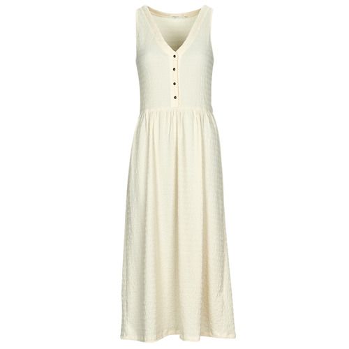 Abito lungo donna Deeluxe ARIA RO W m+ Bianco, elegante e versatile, ideale per occasioni speciali e look estivi. Realizzato con tessuti leggeri, offre comfort e stile. Perfetto da abbinare con sandali e accessori per un outfit alla moda. Scopri il tuo look con l'abito lungo Deeluxe ARIA RO W m+ Bianco.