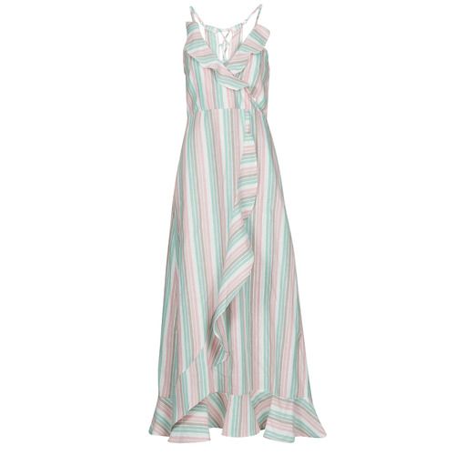 Abito lungo Donna Molly Bracken CLEMENCE Rosa, elegante e alla moda, ideale per occasioni speciali e l'abbigliamento estivo. Design raffinato e versatile, perfetto per completare il tuo guardaroba. Scopri lo stile unico e la qualità dei materiali di questo abito lungo.