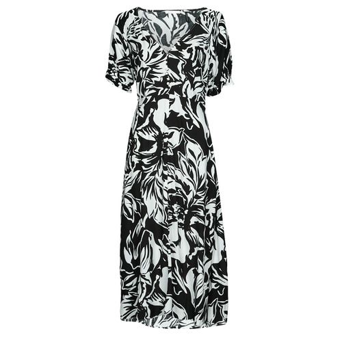 Abito lungo Donna Les Petites Bombes DONETA in colore nero, elegante e trendy, ideale per occasioni speciali e serate estive. Design sofisticato con dettagli raffinati, perfetto per un look glamour e alla moda. Acquista ora per dare un tocco chic al tuo guardaroba!