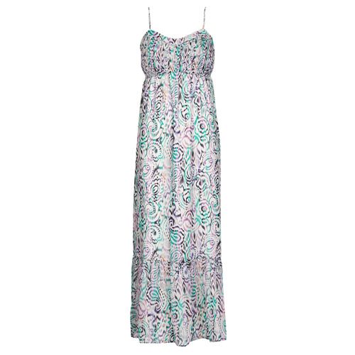 Abito lungo donna Les Petites Bombes DORALIA in multicolore, caratterizzato da un design elegante e vivace, ideale per occasioni speciali o estive. Realizzato con materiali di alta qualità, questo vestito offre comfort e stile, perfetto per ogni donna alla ricerca di un look sofisticato. Metti in risalto la tua unicità con l'abito DORALIA, un must-have nella tua collezione di moda.