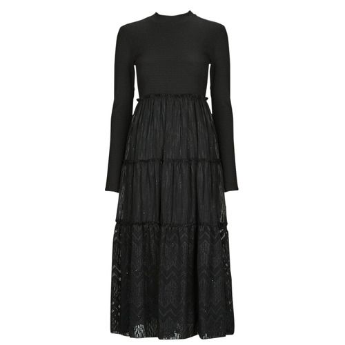 Abito lungo Donna Desigual MISHA Nero, elegante vestito estivo, perfetto per occasioni speciali e casual. Design moderno e alla moda, tessuto leggero e traspirante, ideale per look chic e sofisticati. Perfetto per fiecare stagione, aggiungi stile al tuo guardaroba con questo abito versatile.