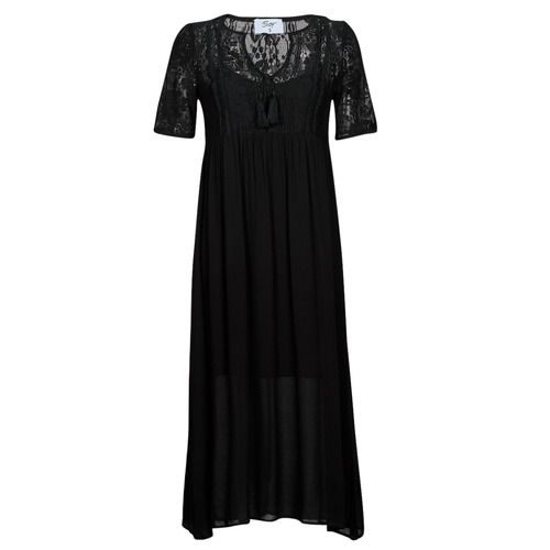 Abito lungo Betty London ORVILLE in colore nero, elegante e versatile, ideale per occasioni speciali e look quotidiani. Realizzato con materiali di alta qualità, questo vestito è perfetto per le donne che cercano stile e comfort. Perfetto da abbinare a sandali o tacchi alti, il modello ORVILLE è un must-have nella garderobe femminile per la stagione.
