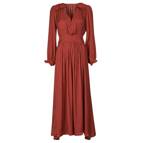 Abito lungo donna Moony Mood ATHENA-ROUGE in rosso, elegante e alla moda, perfetto per occasioni speciali e eventi estivi. Realizzato con materiali di alta qualità, questo vestito lungo valorizza la silhouette femminile, ideale per un look raffinato e chic. Acquista il tuo abito lungo rosso per un outfit indimenticabile.