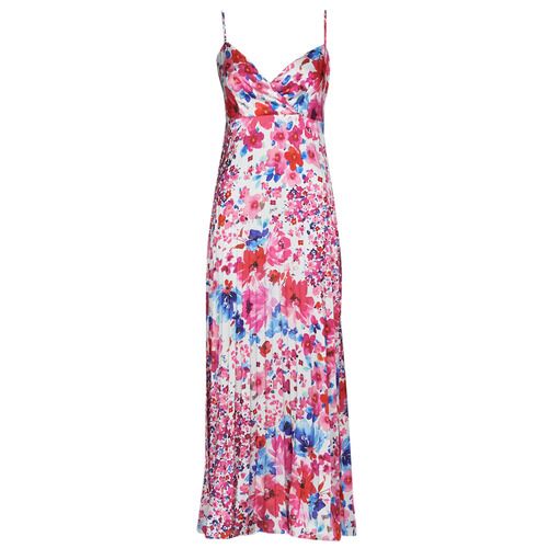 Abito lungo Liu Jo TS NAV Multicolore per donna, elegante e trendy, ideale per occasioni speciali e look estivi. Design raffinato e colori vivaci, perfetto per ogni guardaroba. Acquista ora per un tocco di stile unico!