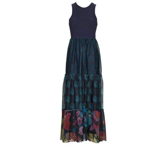Abito lungo donna Desigual VEST_DUDAS multicolore, elegante e moderno, perfetto per occasioni speciali. Realizzato con materiali di alta qualità, offre comfort e stile. Ideale per la stagione estiva e per abbinamenti versatili. Scopri il tuo look unico con questo vestito lungo.