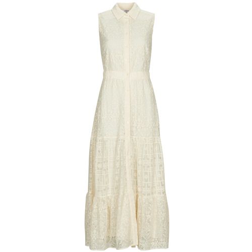 Abito lungo Desigual VEST_MOON Beige per donna, elegante e sofisticato, ideale per occasioni speciali e look estivi. Realizzato in tessuto leggero, presenta un design trendy e alla moda, perfetto per valorizzare la figura. Scopri il comfort e lo stile di questo abito lungo, perfetto per un outfit da giorno o da sera.