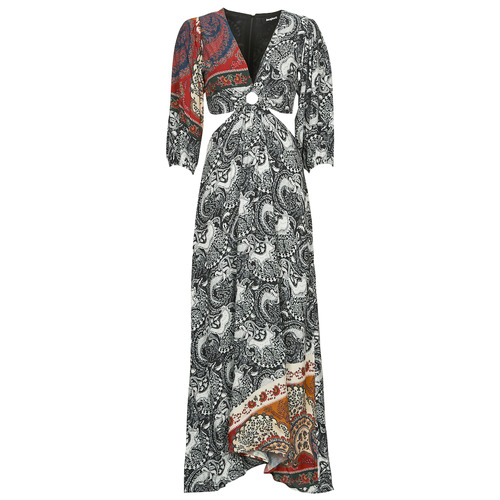 Abito lungo desigual clearance
