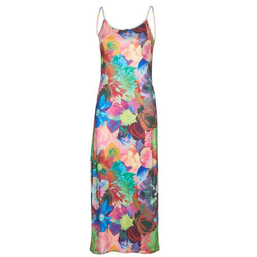 Abito lungo Donna Desigual VEST_TULIPA Multicolore, elegante e alla moda, perfetto per occasioni speciali e giornate estive. Realizzato con tessuti leggeri e stampati vivaci, offre comfort e stile. Perfetto da abbinare a sandali e accessori estivi per un look irresistibile. Ideale per chi cerca un abito unico e colorato per esprimere la propria personalità.