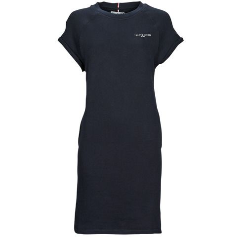 Abito corto donna Tommy Hilfiger 1985 MINI CORPLOGO C-NK DRS SS in colore marine. Stile elegante e moderno, ideale per occasioni casual e formali. Realizzato con materiali di alta qualità per garantire comfort e vestibilità perfetta. Aggiungi un tocco di classe al tuo guardaroba con questo abito versatile, perfetto per la primavera e l'estate. Disponibile ora per l'acquisto online.