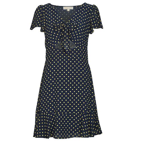 Abito corto donna MICHAEL Michael Kors ASTOR PRNT TIE DRS in colore marine, elegante e trendy, ideale per occasioni speciali e casual. Perfetto per l'estate, questo vestito presenta un design raffinato e alla moda, valorizzando la silhouette femminile. Disponibile in diverse taglie, è l'aggiunta perfetta al guardaroba di ogni donna.