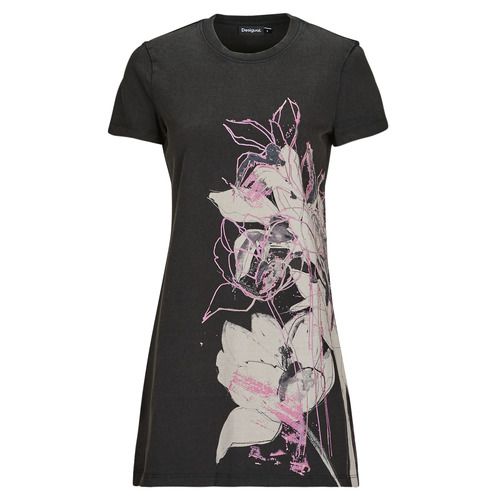 Abito corto Donna Desigual CAMIFLO in nero, elegante e alla moda, perfetto per occasioni speciali. Realizzato con materiali di alta qualità, questo abito esalta la figura femminile con il suo design chic e versatile. Perfetto per un look estivo o serale, da abbinare a sandali o tacchi alti per un outfit raffinato. Acquista ora l'abito corto CAMIFLO di Desigual per un tocco di stile unico nel tuo guardaroba.