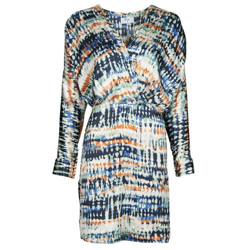 Abito corto Donna Betty London COMETE Multicolore, elegante e versatile, con design moderno e stampa vivace, ideale per occasioni speciali e look estivi alla moda. Perfetto da abbinare a sandali o tacchi per valorizzare la silhouette. Scopri il tuo stile unico con questo must-have della stagione!
