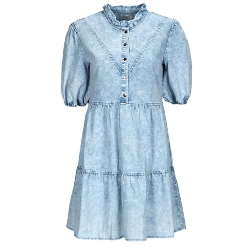 Abito corto Donna Betty London LALLA Blu, elegante e alla moda, perfetto per occasioni speciali o eventi casual. Design stiloso con dettagli ricercati, ideale per la primavera e l'estate. Acquista ora l'abito elegante che aggiunge un tocco di classe al tuo guardaroba.