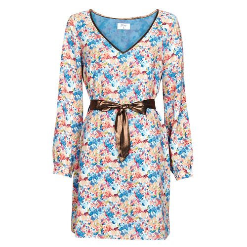 Abito corto multicolore Betty London LIOR per donna, caratterizzato da un design elegante e alla moda, perfetto per occasioni speciali e eventi estivi. Realizzato con materiali di alta qualità, questo vestito offre comfort e stile, rendendolo un must-have nel guardaroba femminile. Scopri il tuo look ideale con l'abito corto Betty London LIOR.