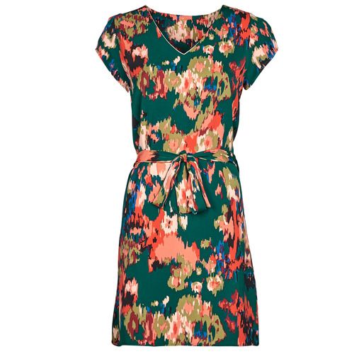 Abito corto Betty London MELBAN in multicolore per donna, ideale per occasioni casual ed eleganti. Design moderno e fresco, perfetto per la primavera e l'estate. Acquista ora per aggiungere un tocco di stile al tuo guardaroba!