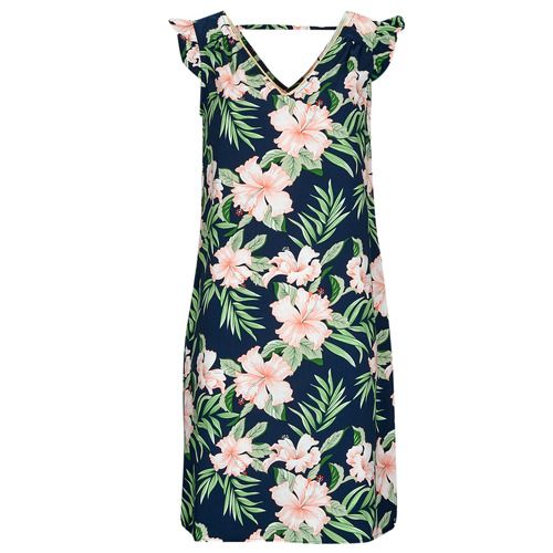 Abito corto Only ONLSYLVIE FR LIFE S/S FRILL DRESS multicolore per donna, caratterizzato da un design elegante con rouches. Perfetto per occasioni estive e serate informali, questo vestito versatile offre comfort e stile. Acquista l'abito corto Only per un look chic e alla moda.